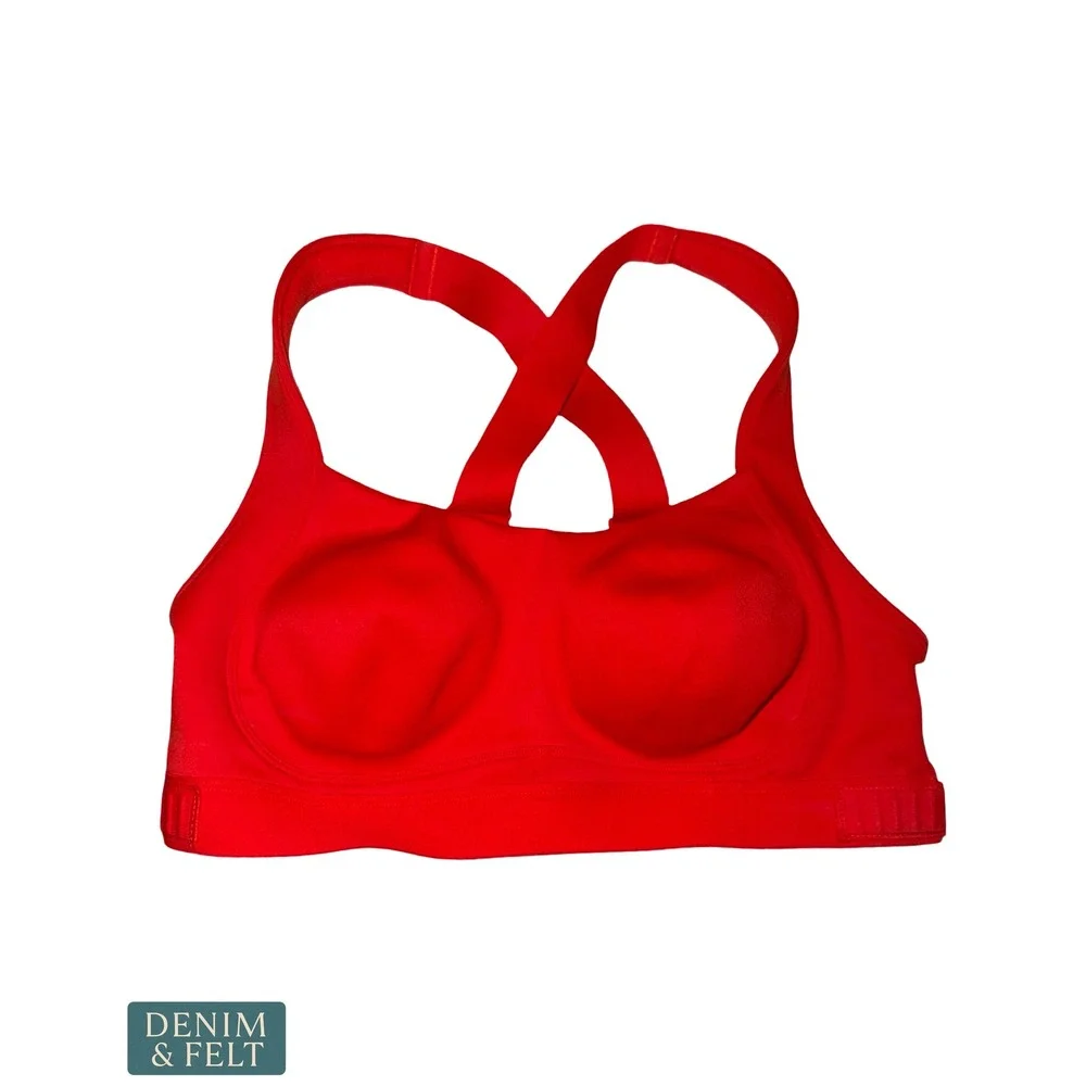 NEW Free People FP Movement Make A Move Sports Bra Tango Red Medium Impact M